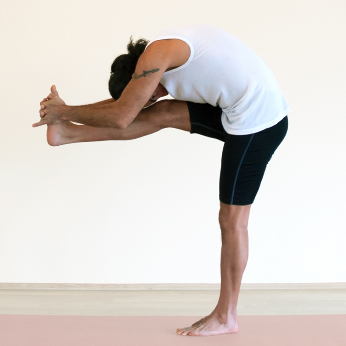 Standing head to knee